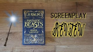 BOOK REVIEW amp UNBOXING  Fantastic Beasts and where to find them Screenplay [upl. by Lait]