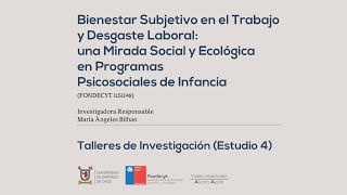 Bienestar Subjetivo en el Trabajo y Desgaste Laboral FONDECYT 1151148 [upl. by Ocinemod]