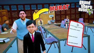 MURAT DİN KÜLTÜRÜ SINAVINDA KOPYA ÇEKERKEN YAKALANDIUZAKLAŞTIRMA CEZASI  GTA 5 MURATIN HAYATI [upl. by Lyontine]