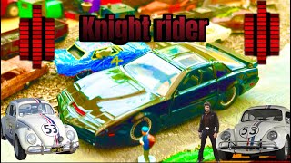 Stop motion knight rider going into the dangerous world including the love bug aka the beetle [upl. by Enayd]