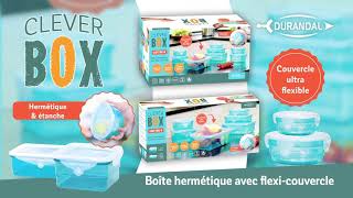 Boîtes avec couvercle flexible CLEVER BOX lot de 6 ou 8 [upl. by Finzer689]