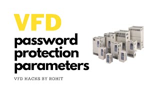 How to set amp reset password for Yaskawa VFDs  VFD Password Protection Parameters [upl. by Nommad]