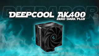 Review disipador DEEPCOOL AK400  Edición Zero Dark 🖤 [upl. by Esinned]