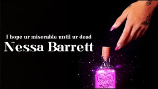 I hope ur miserable until ur dead  1 hour lyrics Explicit by Nessa Barrett [upl. by Acinnej]