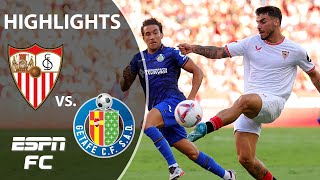 🔥 TENSIONS RISE 🔥 Sevilla vs Getafe  LALIGA Highlights  ESPN FC [upl. by Ramunni]