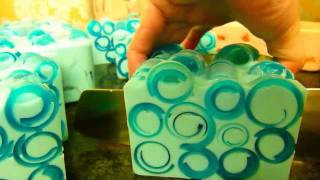 Edens Secret MAKING Vegetable Glycerine Soaps [upl. by Lenette313]