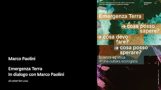 Emergenza Terra  in dialogo con Marco Paolini – SUPSI Emergenza Terra 2022 [upl. by Casilda]