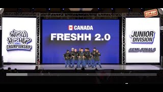 Freshh 20  Canada  Junior Division  2024 World Hip Hop Dance Championship Semifinals [upl. by Aniar231]