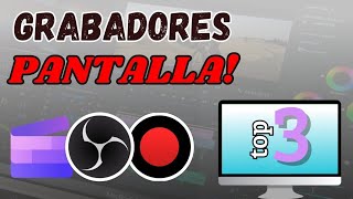 ¿Cuál Es El Mejor Grabador De Pantalla GRATIS ¡Te Revelamos Los 3 Primeros Lugares [upl. by Dessma442]