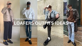 How To Style Loafers  Loafers For Men Ideas Men Outfiters [upl. by Hploda]