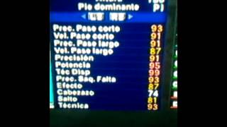 Rivaldo pes stats  PES 3 [upl. by Ainorev]