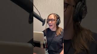 Kat Timpf records her audiobook I USED TO LIKE YOU UNTIL [upl. by Yartnod]