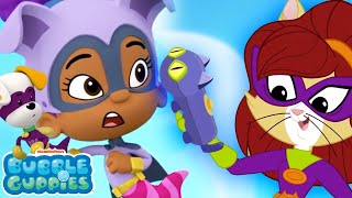 Superheroes Zooli amp Bubble Puppy Rescue Dogs from a Cat Villain 🐶  Bubble Guppies [upl. by Ophelie]