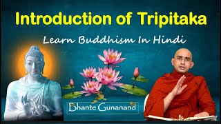 Introduction of Tripitaka  Learn Buddhism In Hindi  Bhante Gunanand dhamma [upl. by Arenahs]