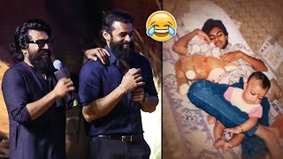 Global Star Ram Charan and Sai Dharam Tej Hilarious Reactions To Their Childhood Photos  SDT18 [upl. by Yeleek945]