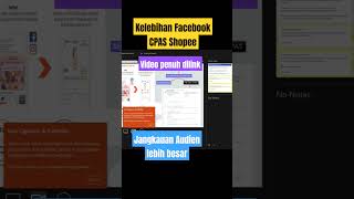 Kelebihan Facebook CPAS Shopee ialah jangkauan Audien Lebih besar [upl. by Aixela]