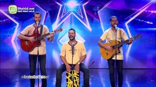 Arabs Got Talent  مرحلة تجارب الاداء  المغرب HERMANOS BAND [upl. by Vola]