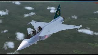 GRIPEN F39 FAB D C F 20C fsx P3D [upl. by Geoff]