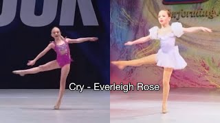 Cry  Everleigh Rose Maddie Ziegler’s Dance Moms Solo Edit [upl. by Esydnac520]