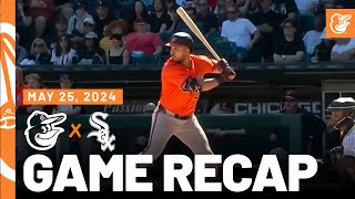 Orioles vs White Sox Game Recap 52524  MLB Highlights  Baltimore Orioles [upl. by Retsae]