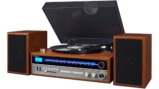 Crosley 1975T quot1970s stylequot stereo system review amp test [upl. by Assirehc]