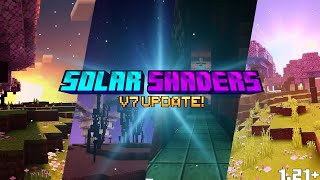 Solar Shader For Minecraft Pe 121  Best Shader For Mcpe  Low And Device Support  Game load [upl. by Einatsed319]