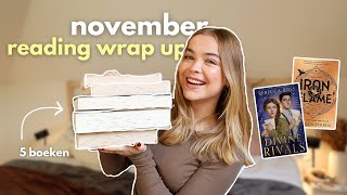 de 5 boeken die ik heb gelezen in november✨💛 maandelijkse wrap up [upl. by Treulich372]