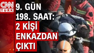 Kahramanmaraştan çok güzel haber 9 günde 2 kişi enkazdan çıkarıldı İşte o anlar [upl. by Seabrook]