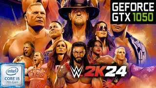 WWE 2K24  GTX 1050  Intel i5 7300HQ  PC Performance Test Benchmark [upl. by Llirpa]