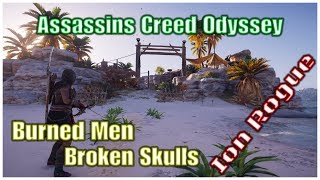 Assassins Creed Odyssey Burned Men Broken Skulls Weekly Challenge Walkthrough [upl. by Anawt]