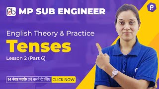 English Theory Classes In Hindi  Tenses L6  MP Vyapam Sub Engineer 2022  English Grammar  MPSI [upl. by Fayina40]