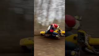 1980 YZ125 Wide Open On Backyard Track [upl. by Emarie]