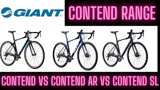 Giant Contend 2021  Contend vs Contend AR vs Contend SL Whats the Difference [upl. by Keeton]