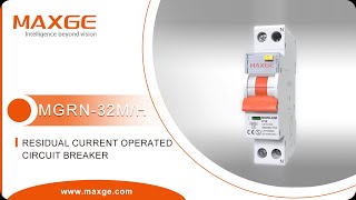 MAXGE MGRN32MH series Residual Current Operated Circuit Breakers [upl. by Gibrian]