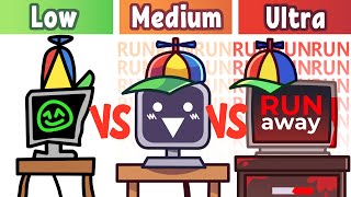 Incredibox Sprunki Graphic Mod  Low VS Medium VS Ultra [upl. by Garaway]