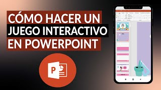 Cómo hacer un juego interactivo en POWERPOINT  Fácil y rápido [upl. by Nnaarat]