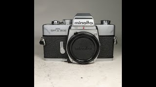 Minolta SRT 202 35mm Film SLR Camera Body Walkaround [upl. by Lai]