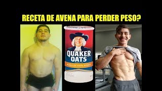 RECETA DE AVENA PARA BAJAR DE PESO [upl. by Sauer]