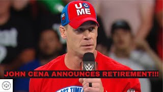 John Cena Retirement Reaction THANKYOUCENA [upl. by Sitra]