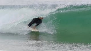 Chasing Barrels on Portugal’s Hidden Beach Break [upl. by Amik691]