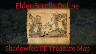 Shadowfen CE Treasure Map Elder Scrolls Online ESO [upl. by Belsky141]