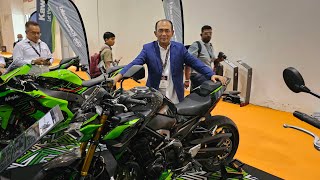 Kawasaki x Modenas launch at Malaysia Autoshow 2023  start up for Z H2 SE and Dominar 250 [upl. by Llenrev]