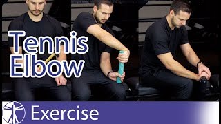 Lateral Epicondylalgia Exercises  Tennis Elbow Rehab [upl. by Neiman]