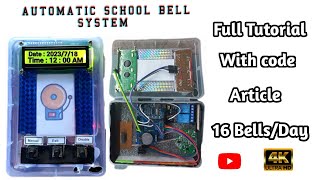 Arduino Based Automatic SchoolCollege Bell System [upl. by Ainaznat]