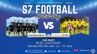 🛑 Trực tiếp QUÁN NHẬU 3AE FC 🆚 243 FC 💥 Giao Hữu Bóng Đá S7 Sài Gòn năm 2024 [upl. by Natalia]