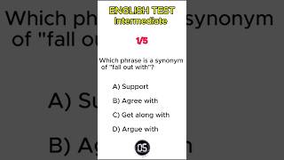 English Test Intermediate Level englishimprove testyourknowledge intermediatelevel englishtest [upl. by Einahets]