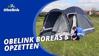 Obelink Boreas 5 Opzetten  Instructievideo I Obelink Vrijetijdsmarkt [upl. by Atled]