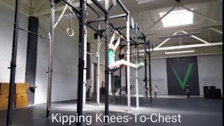 Kipping KneesToChest  CrossFit Invictus Gymnastics [upl. by Temirf7]