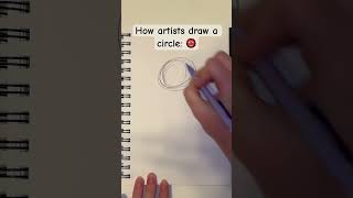 Normal people vs artists Sub for more ❤️❤️ art draw funny fypシ゚viral circle circledrawing [upl. by Nairrod25]