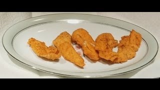 How to Deep Frying Chicken Breast Tenderloin  Breast Chicken Strips [upl. by Felicio760]